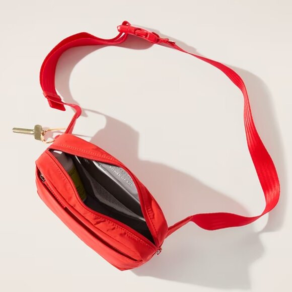 Athleta All About Large Crossbody Belt Bag in Cardinal Red - Picture 6 of 13